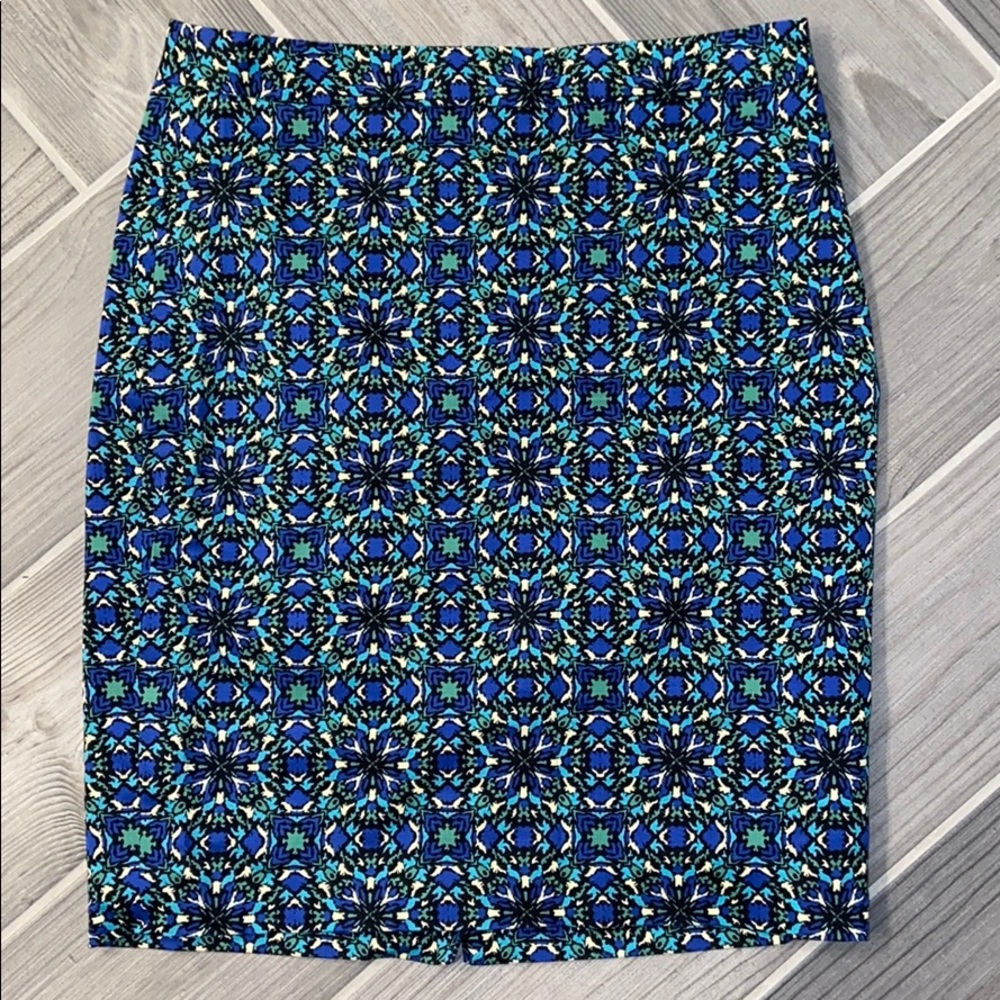 The Limited Patterned Pencil Skirt Sz 6